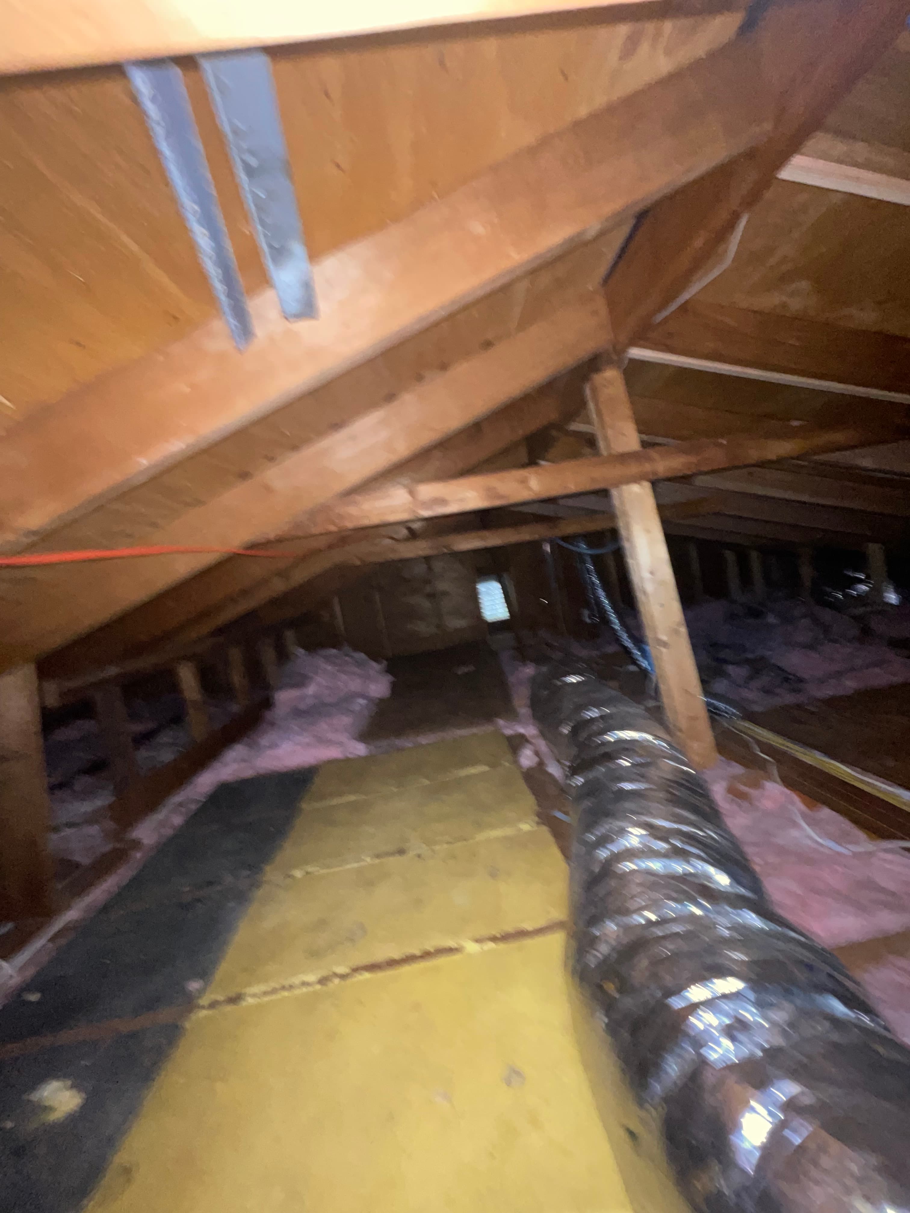 Crawl space moisture and mold work